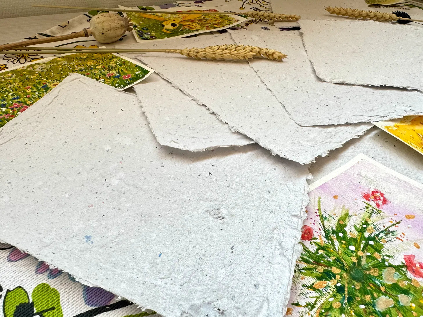 #10. Making handmade paper